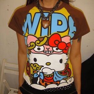 The cutest hello kitty t-shirt top.